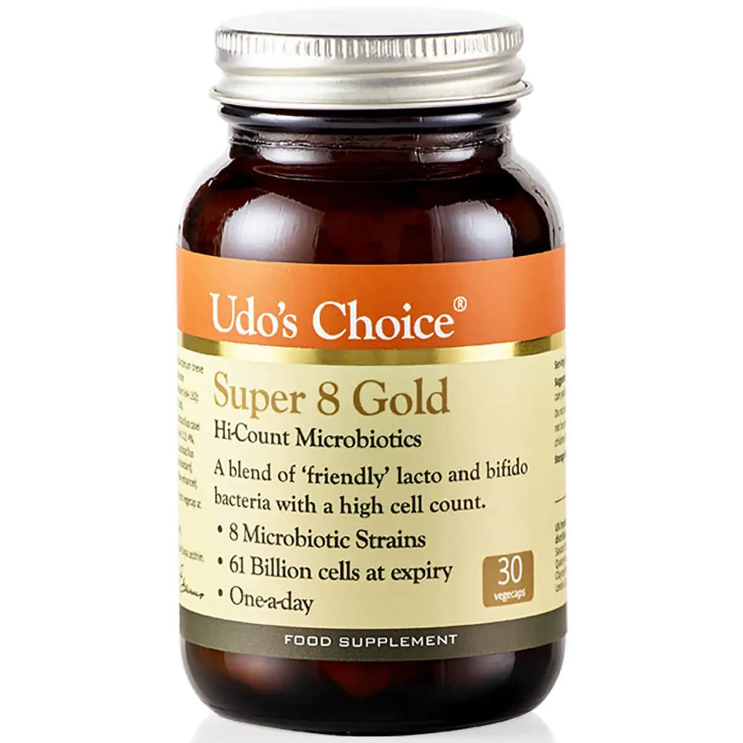 Udo's choice Super 8 Gold Microbiotic 30's Super High Strength