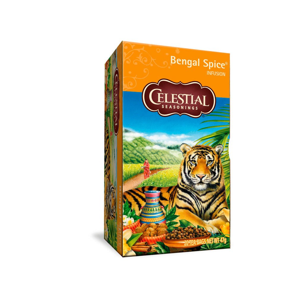 Celestial Seasonings Bengal Spices Herbal Infusion Tea 20 Bags (Pack of 6)