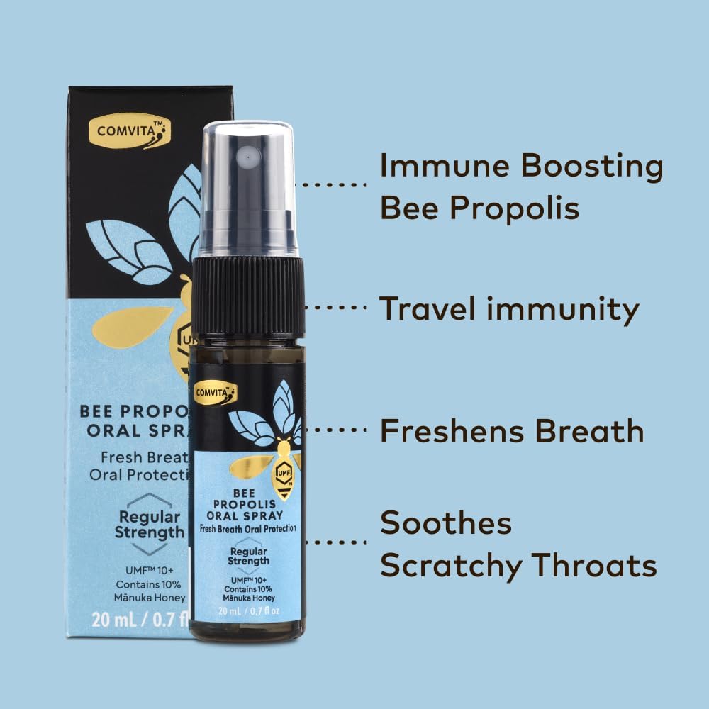 Comvita Propolis High Strength Oral Spray 20ml Contains Manuka Honey