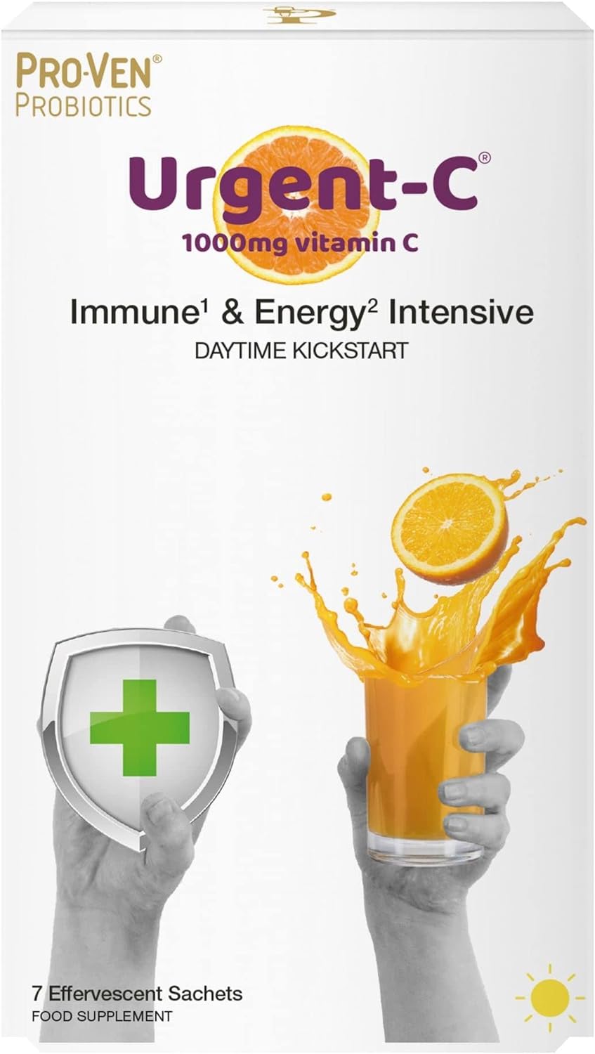 Pro-Ven Probiotics Urgent-C Immune & Energy Intensive Daytime Kickstart 7 Sachets