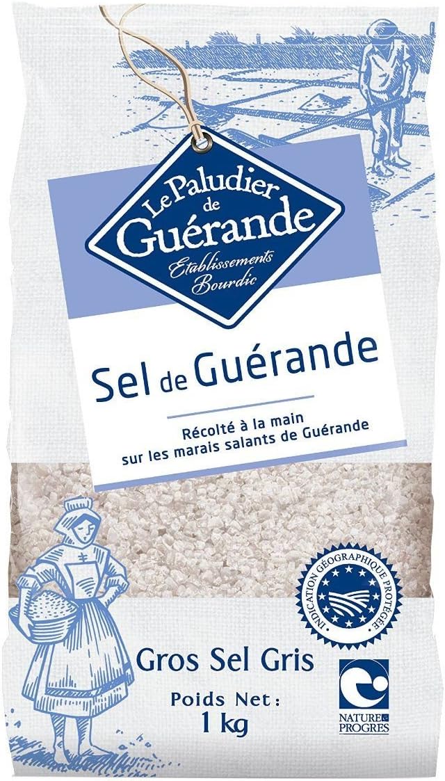 Le Paludier Celtic sea salt Sel de Guerande 1 Kg Coarse