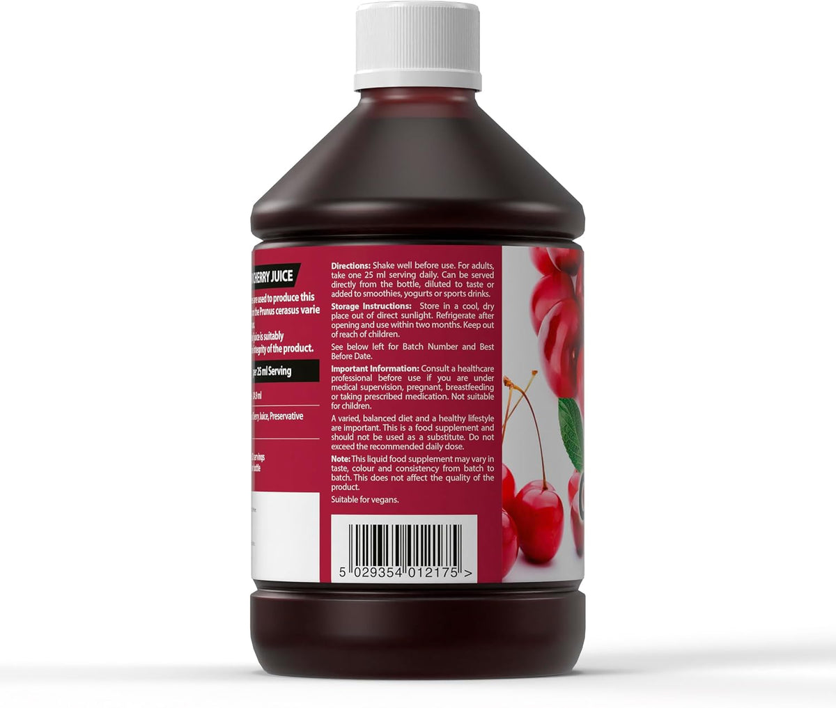 Optima Sour Cherry Juice Concentrated 500ml