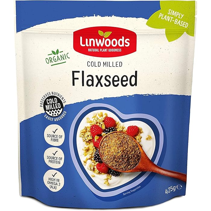 Linwoods Organic Milled Flaxseed 425g Pack of 2