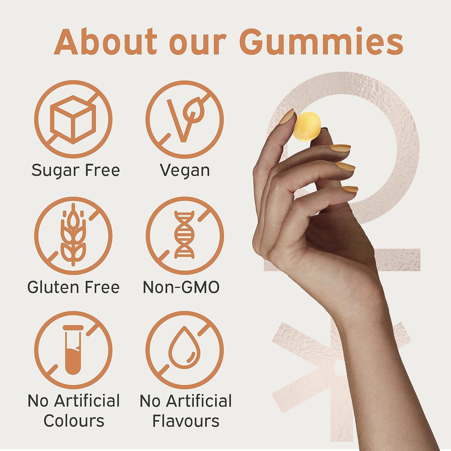 Nutriburst Vitamin D3 (2000IU) + K2 (100µg) -60 Lemon Gummies - 1 Month Supply