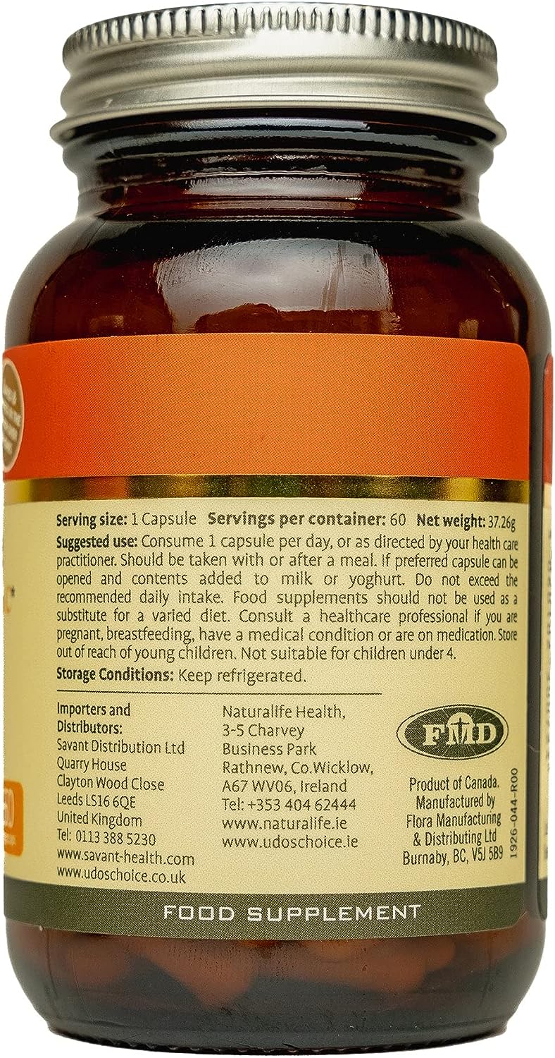 Udo's Choice Super 8 Immune 60 Caps **Clearance sale Best Before 28/10/2023** 50% OFF