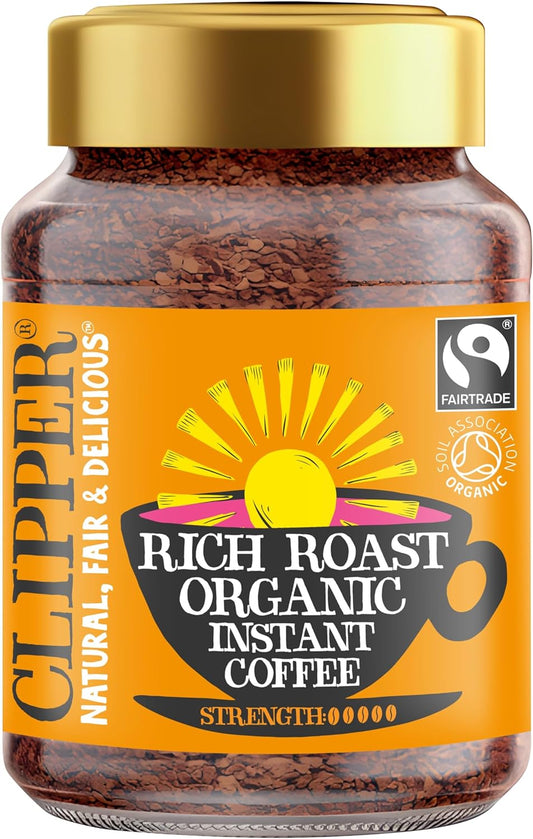 Clipper Organic Papua New Guinea Rich Roast Arabica Coffee 100g