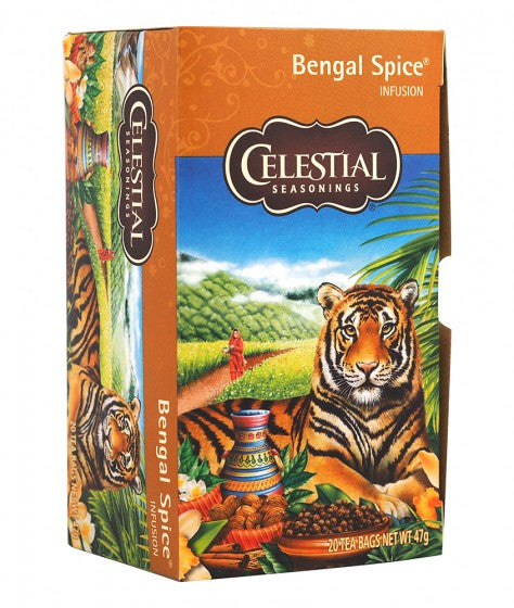 Celestial Seasonings Bengal Spices Herbal Infusion Tea 20 Bags (Pack of 6)