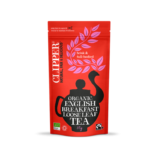 Clipper Organic English Breakfast Loose Leaf Tea 80g