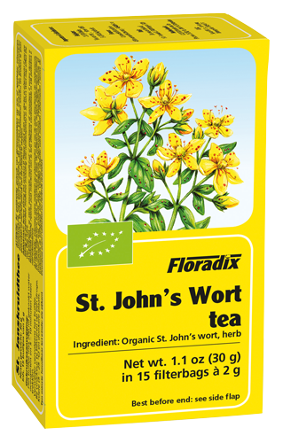 Floradix Organic St John's Wort Herbal Tea 15 Bags Pack of 2 (30 Teabags)