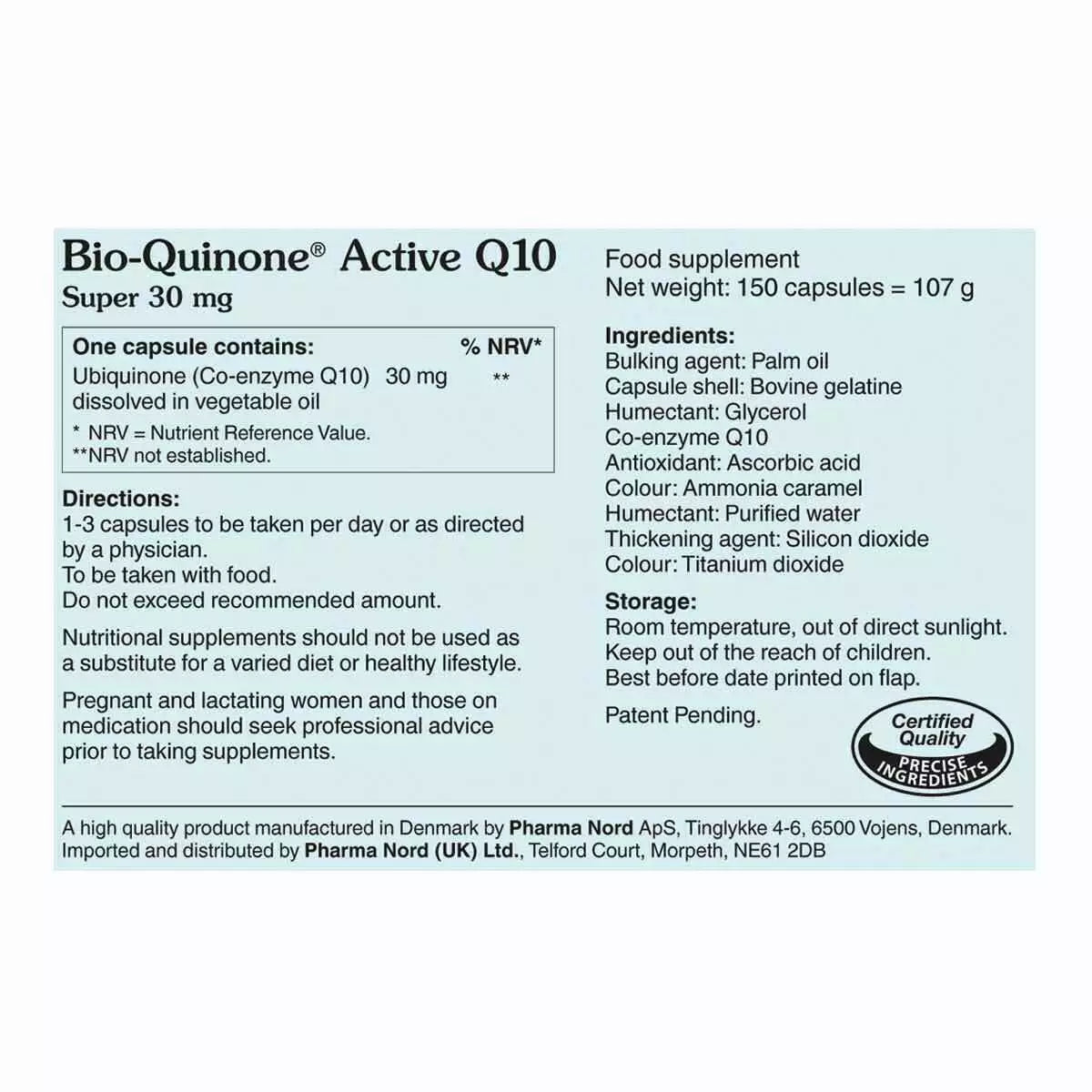 Pharma Nord Bio-Quinone Q10 Super 30mg 150 capsules
