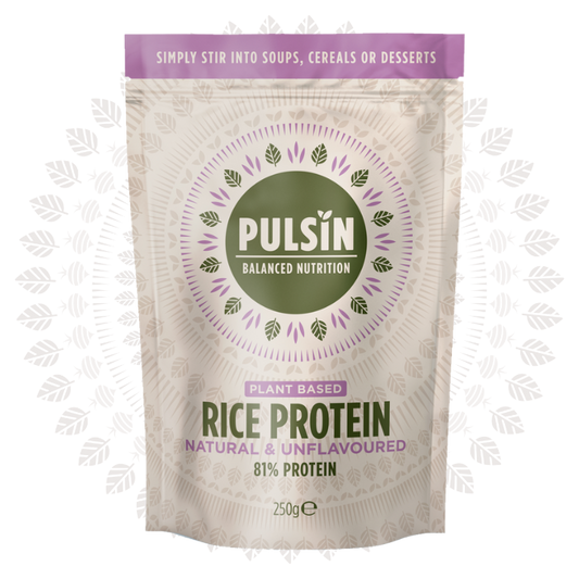 Pulsin Brown Rice Plant Based Protein Powder 250g -Natural & Unflavoured