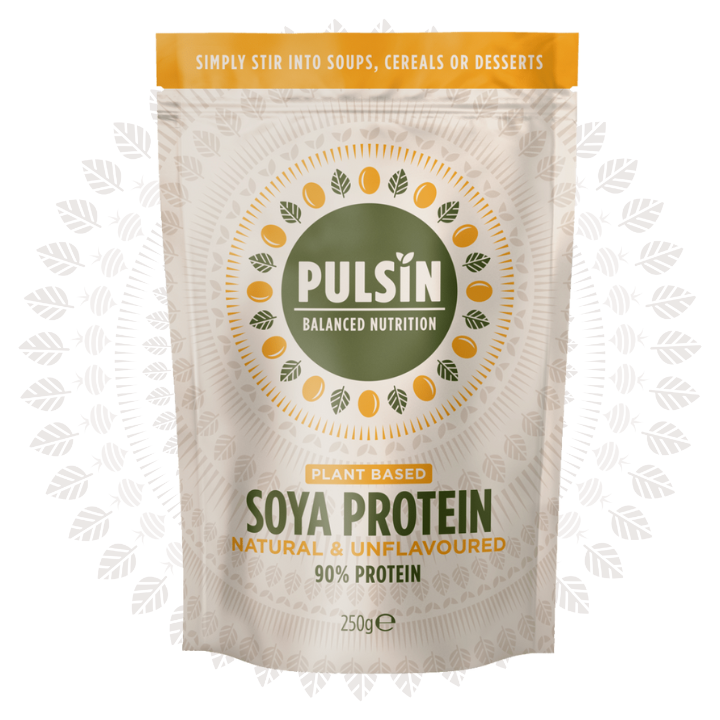 Pulsin Soya Plant Based Protein Powder 250g - Natural & unflavoured