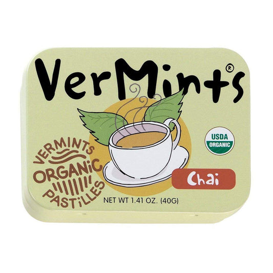 VerMints Organic Pastilles- Organic Mints Chai 40g