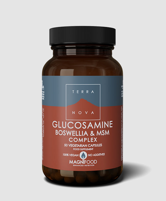 Terranova Glucosamine Boswellia & MSM Complex - 50 Vegicaps