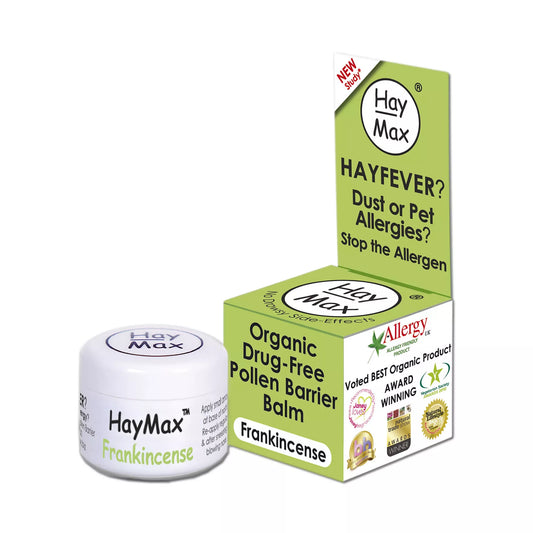HayMax Frankincense Drug-Free Allergen Barrier Balm 5ml BB 02/25