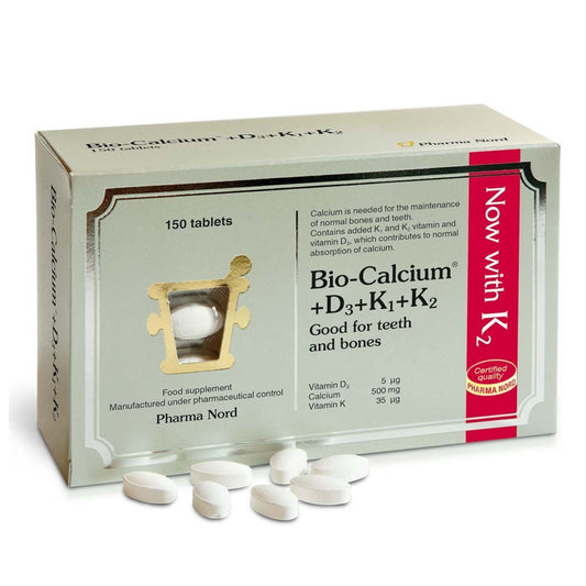 Pharma Nord Bio-Calcium®+D3+K1+K2 500mg 150 Tablets – Bone & Teeth Care
