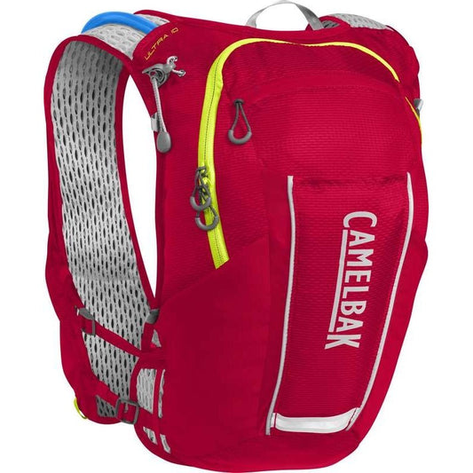 Camelbak Ultra 10 Vest + Reservoir Crimson Red Lime Punch