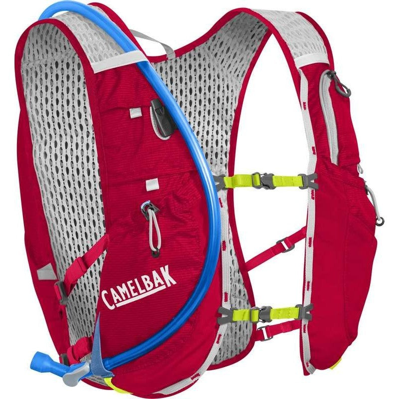 Camelbak Ultra 10 Vest + Reservoir Crimson Red Lime Punch