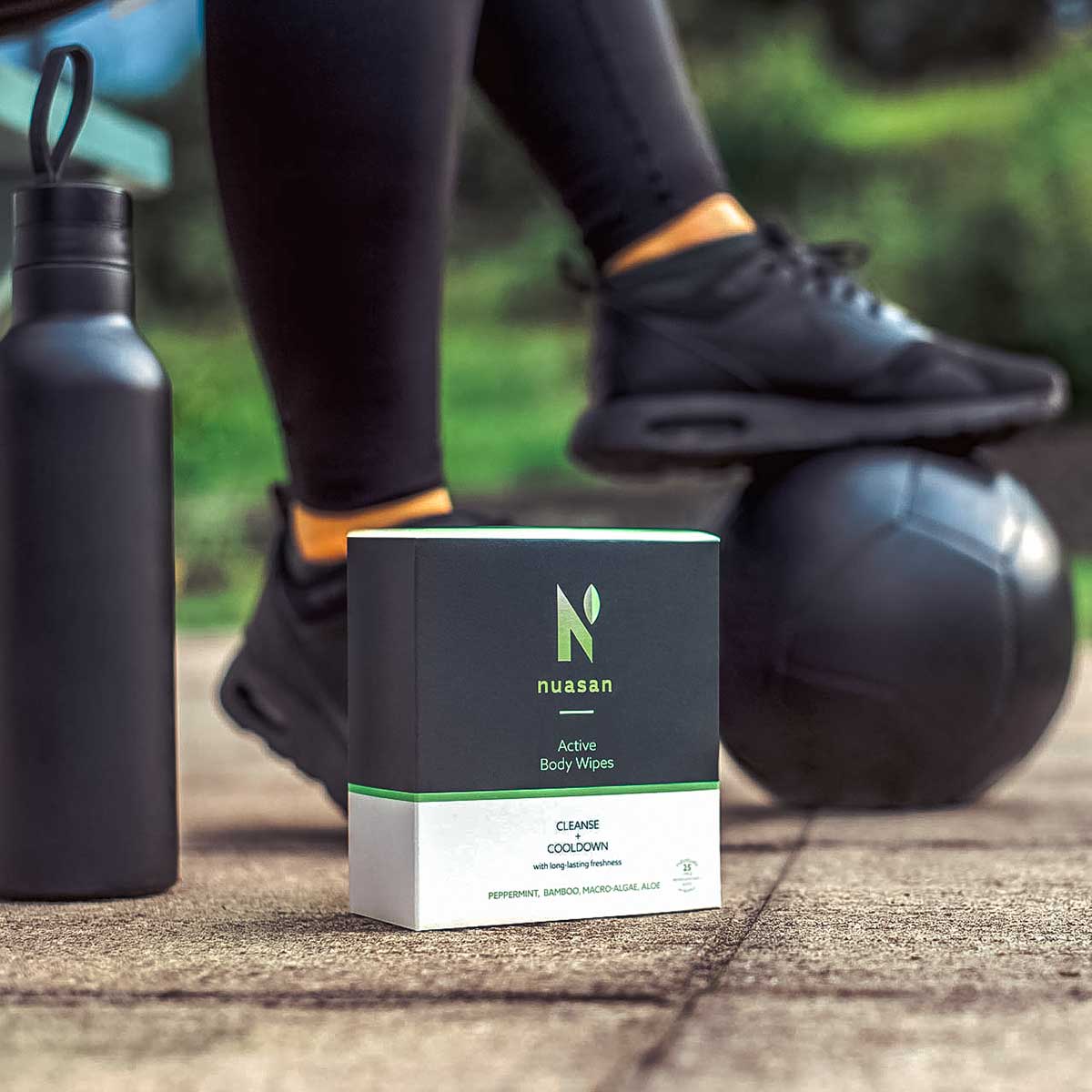 Nuasan Active Body Wipes 25 per Box