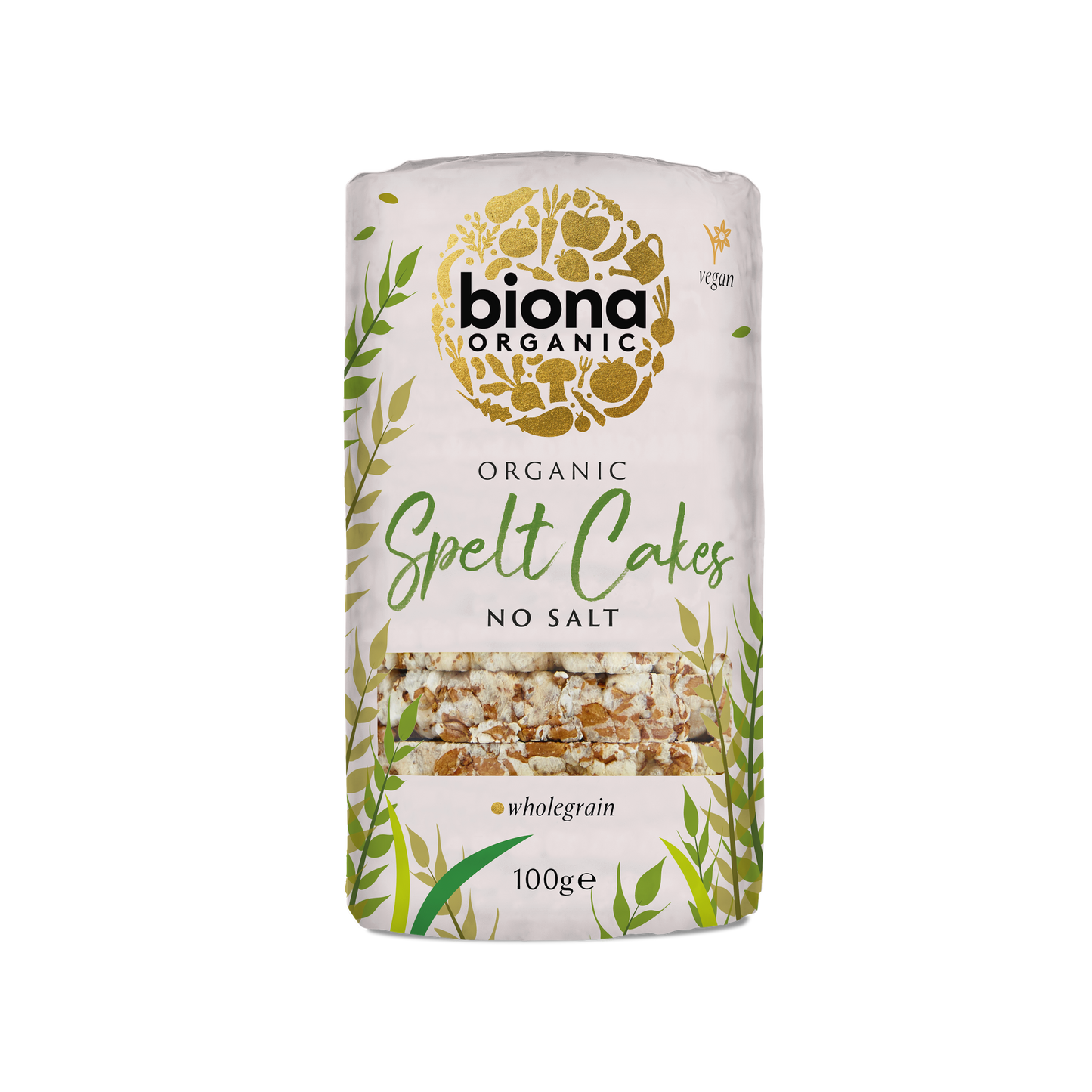 Biona Organic Spelt Cakes no salt 100g Pack of 12