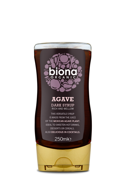 Biona Organic Dark Agave Syrup 250g Pack of 6