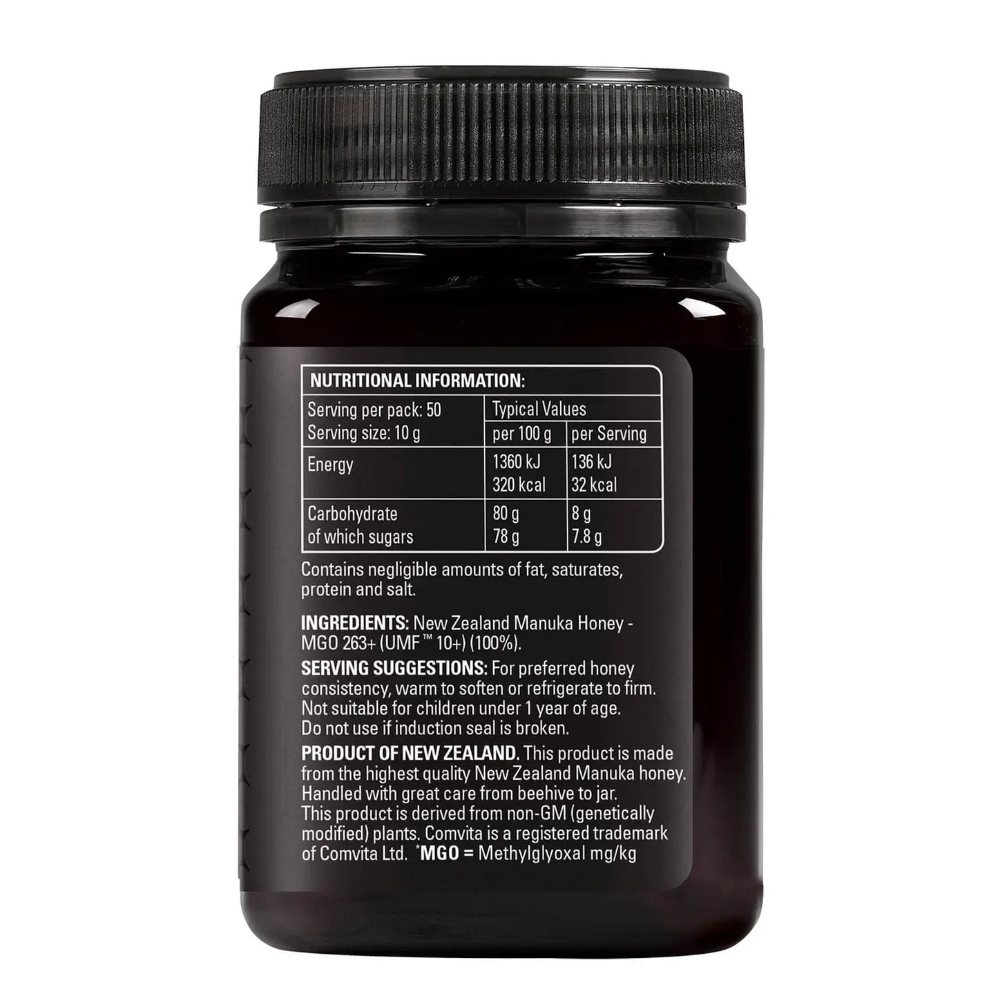 Comvita MGO 263+ Manuka Honey UMF 10+ 500g
