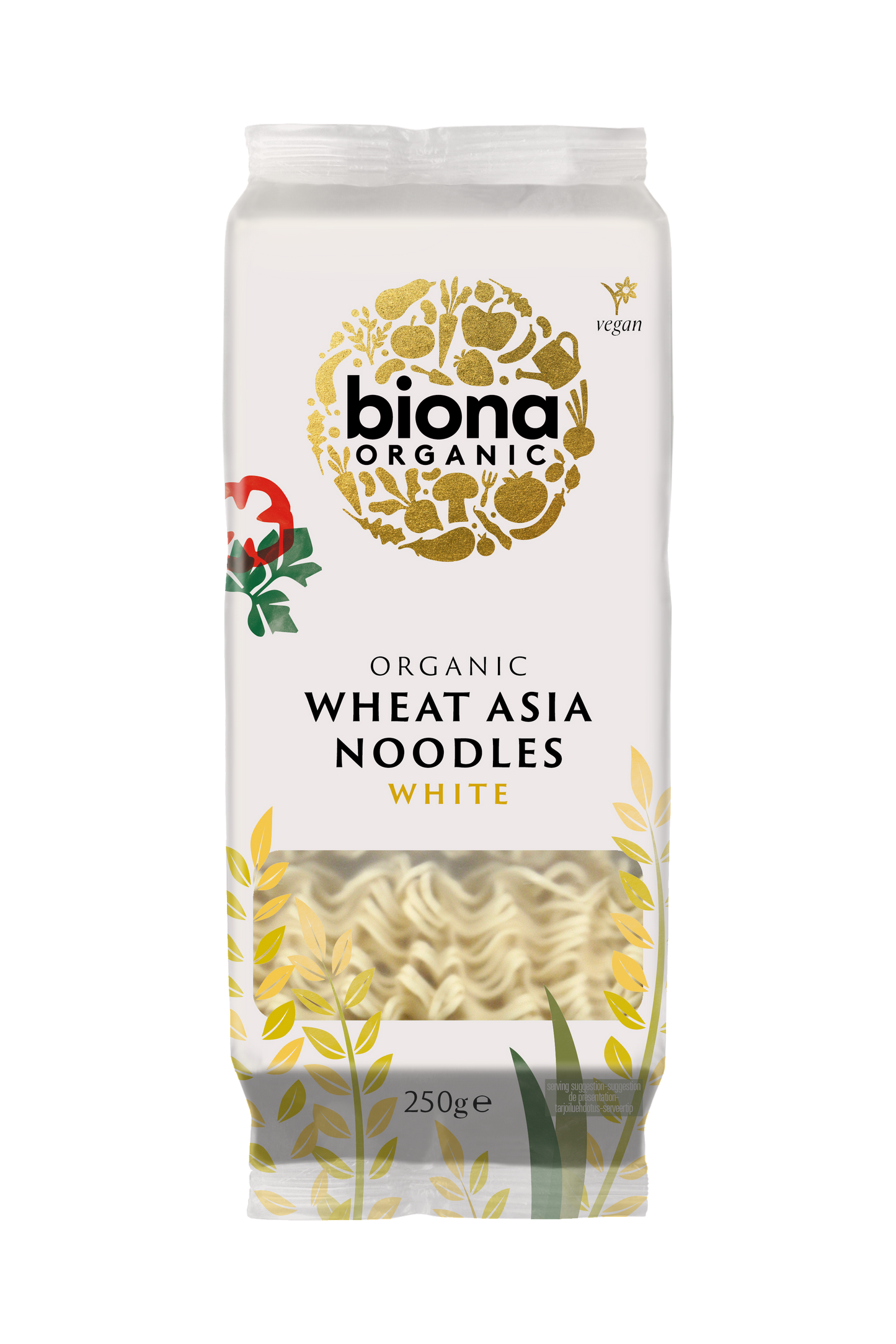 Biona Organic Asia Style Quick Cook Noodles 250g Pack of 4