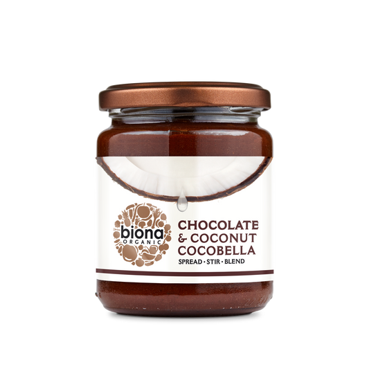 Biona Organic CocoBella - Cacao/Coconut Spread 250g Pack of 4