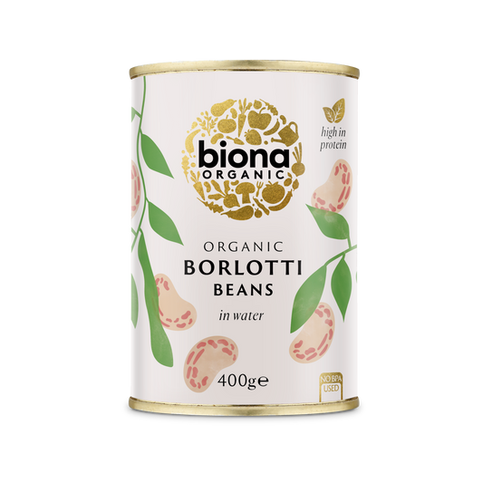 Biona Organic Borlotti Beans 400g Pack of 6