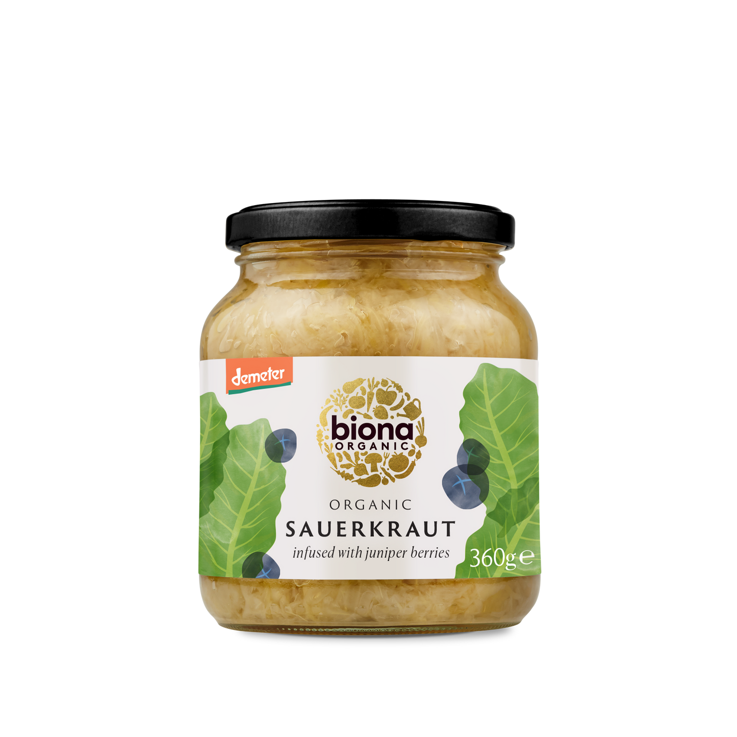 Biona Organic Sauerkraut 360g Pack of 2