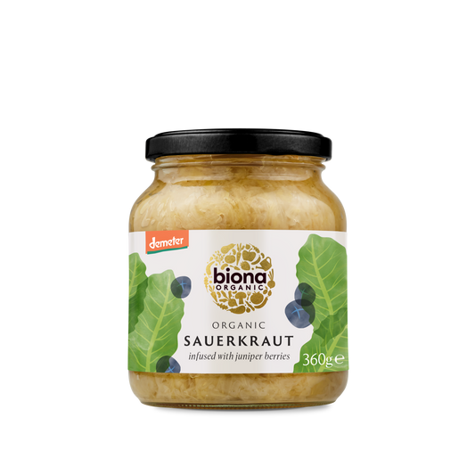 Biona Organic Sauerkraut 360g Pack of 2