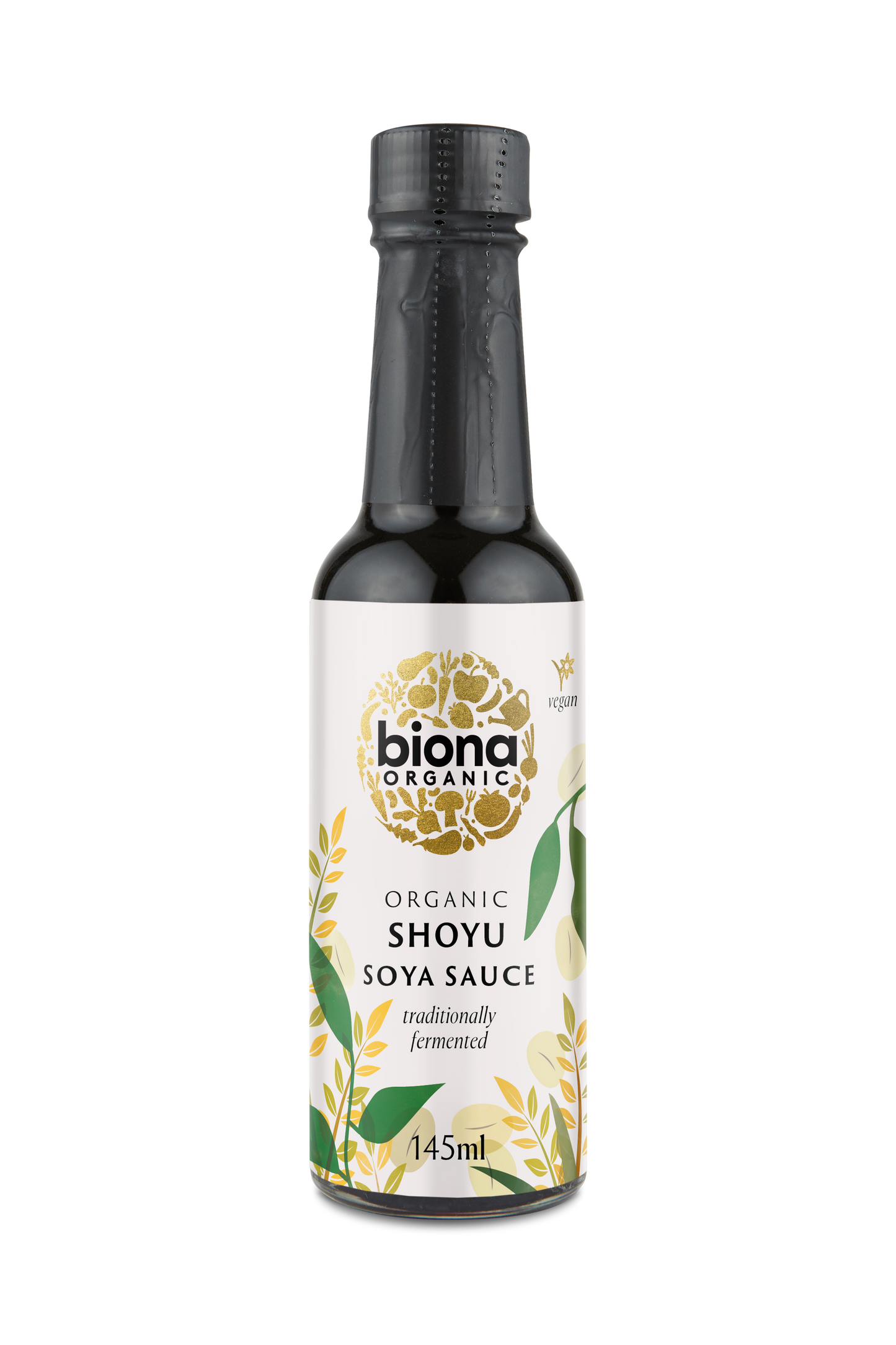 Biona Shoyu Sauce Organic Traditionally brewed 145ml Pack of 2