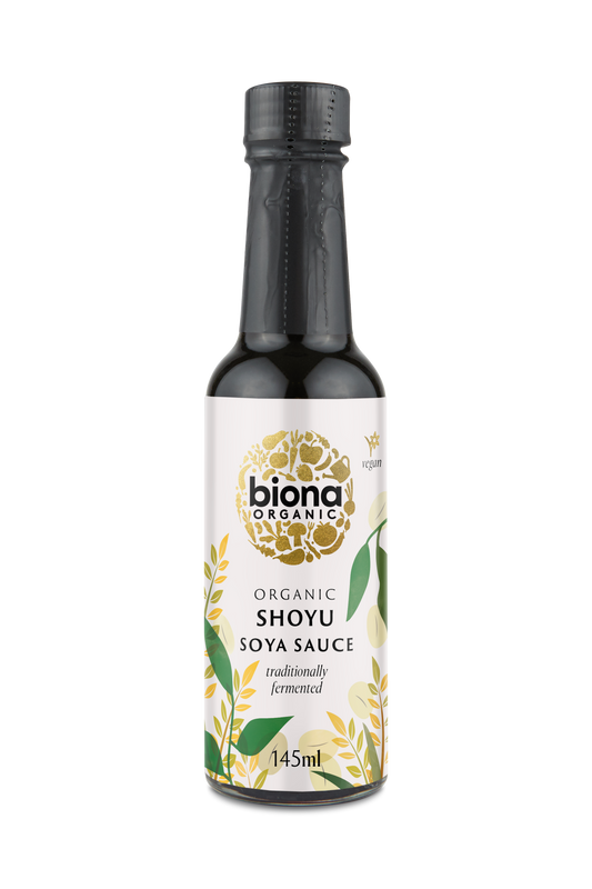 Biona Shoyu Sauce Organic Traditionally brewed 145ml Pack of 2