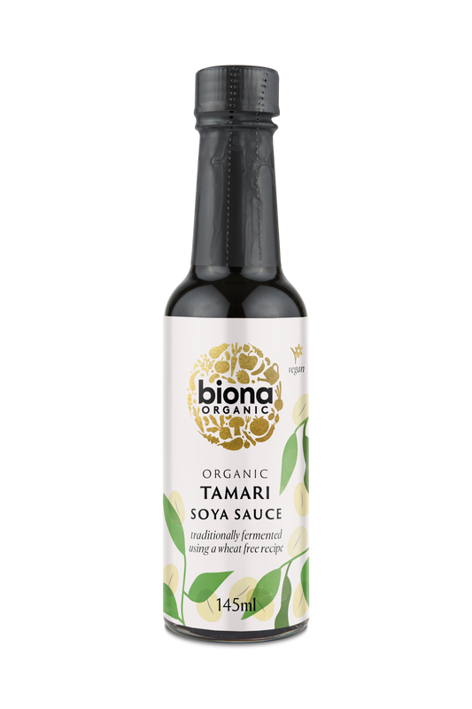 Biona Tamari Sauce Organic Wheat free 145ml Pack of 4