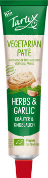 Tartex Yeast Pate Herbs & Garlic Tube 200g Pack of 2