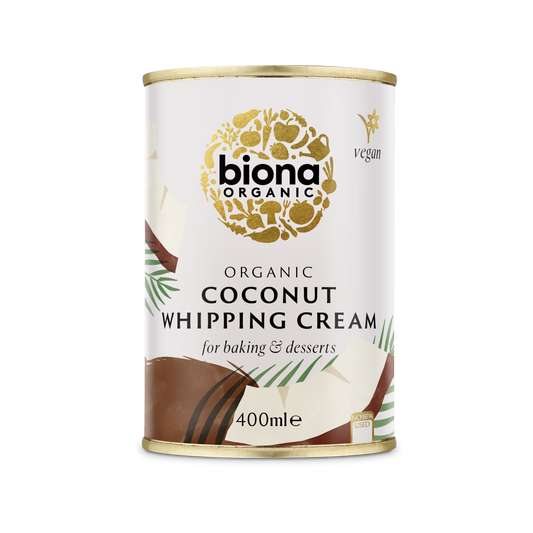 Biona Organic Coconut Whipping Cream 400ml - Pack of 6