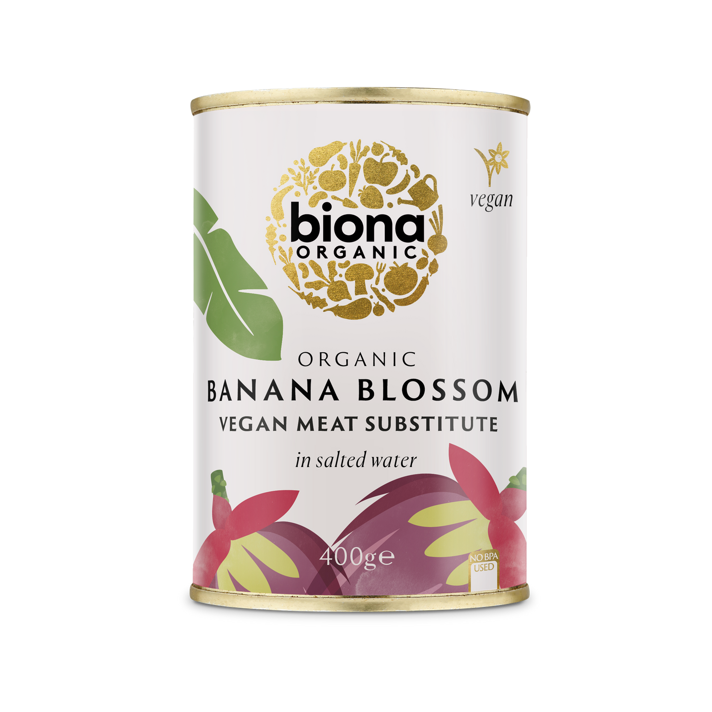 Biona Organic Banana Blossom in Brine 400g Pack of 6