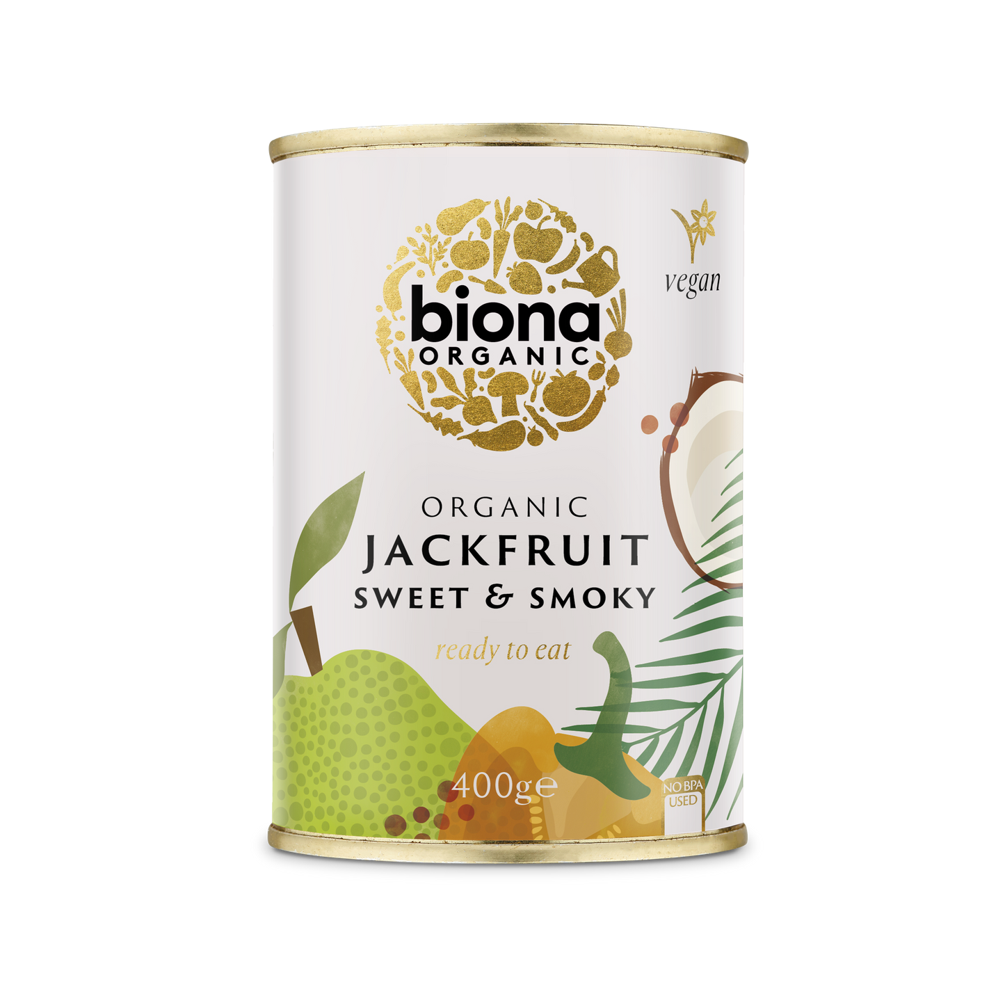 Biona Organic Sweet & Smoky Jackfruit 400g Pack of 6
