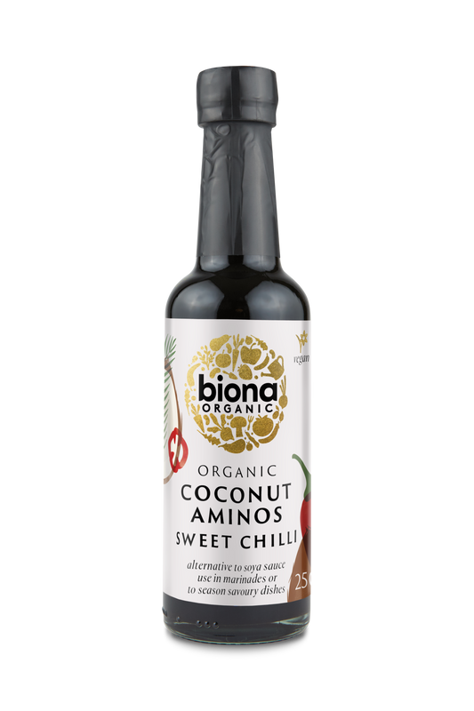 Biona Organic Coconut Aminos Sweet Chilli 250ml Pack of 4