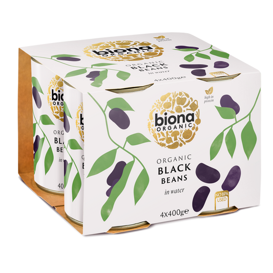 Biona Organic Black Beans 400g Pack of 3