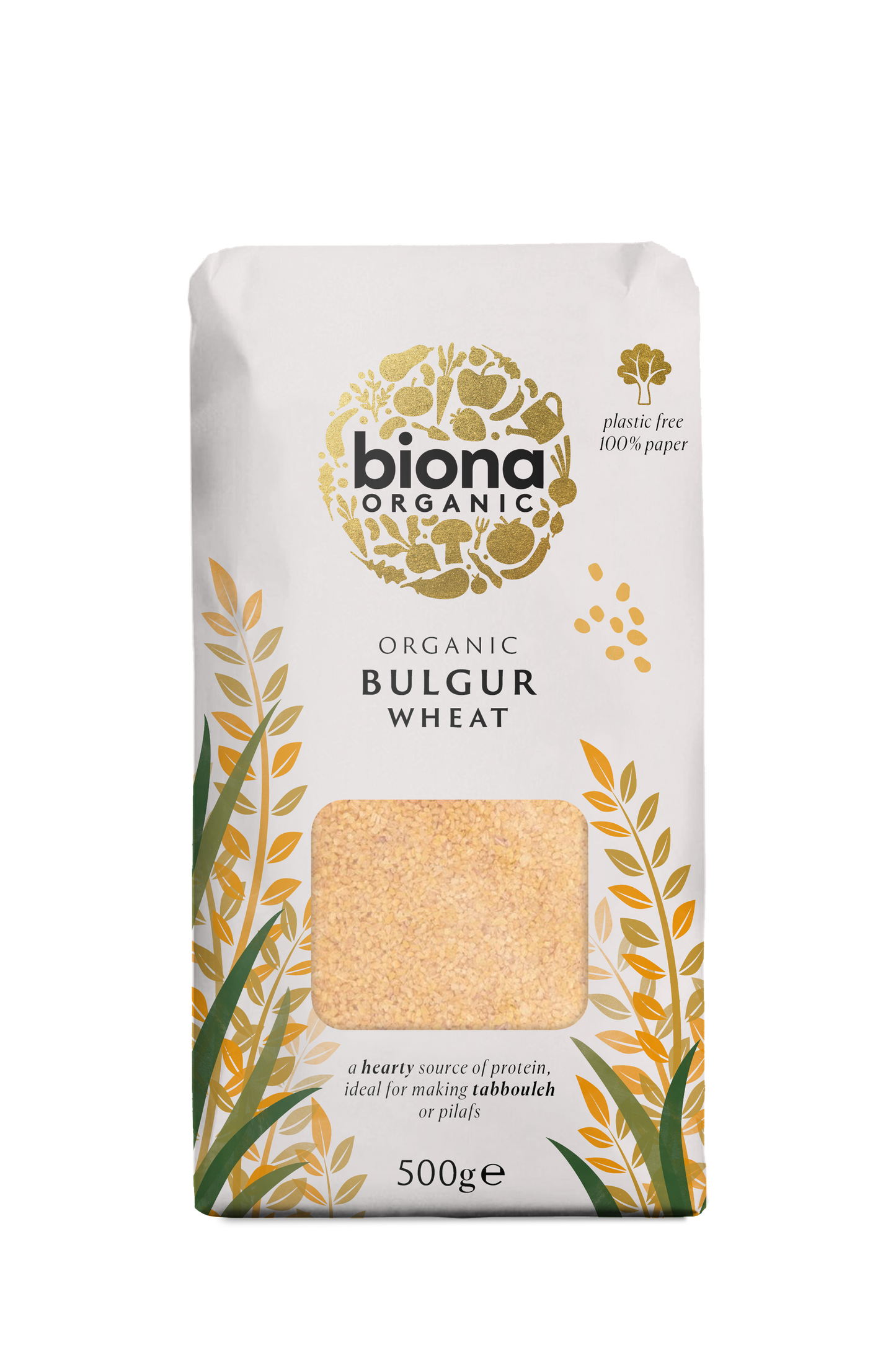 Biona Organic Bulgur Wheat 500g Pack of 6