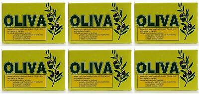 Oliva Olive Oil Soap 125G (Pack OF 6) 6 Bars of Pure Olive Oil Soap
