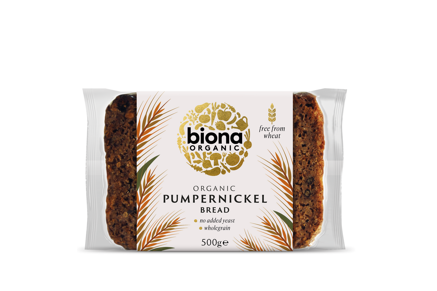 Biona Organic Pumpernickel Bread 500g Pack of 3