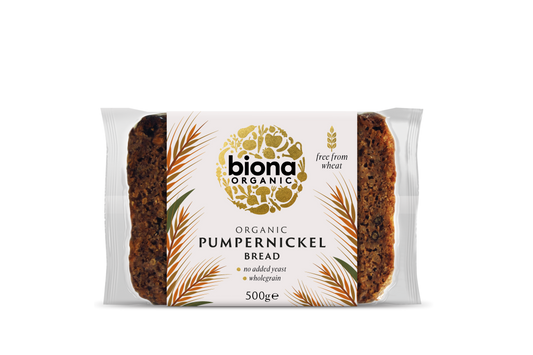 Biona Organic Pumpernickel Bread 500g Pack of 3