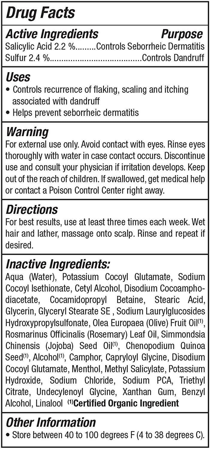 Jason Dandruff Relief Treatment Shampoo 355ml