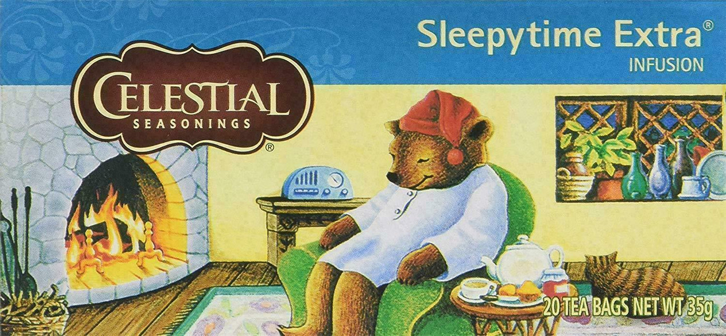 Celestial Seasonings Sleepytime Extra Tea 20 Bags (Pack of 6) Herbal Infusion