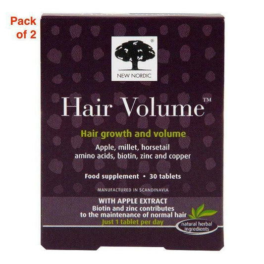 New Nordic Hair Volume 30 tablets Twin Pack (60 Tablets)