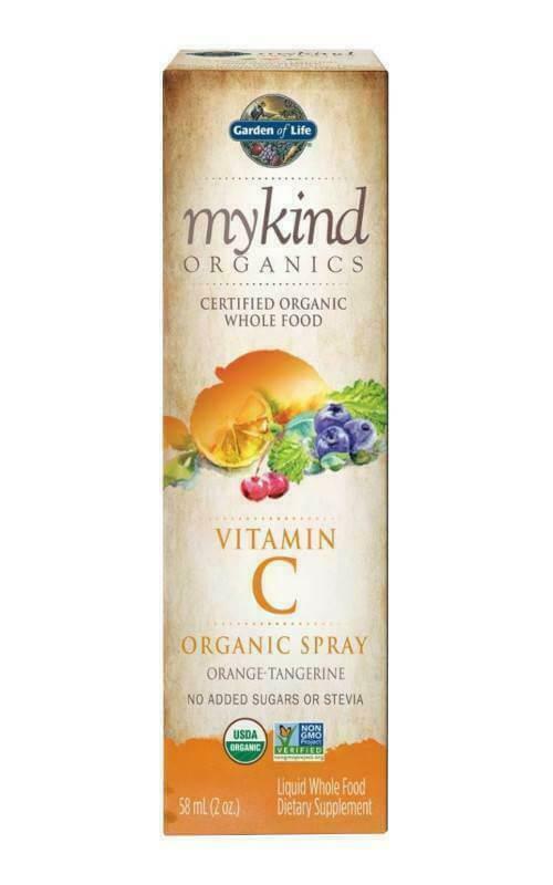 Garden of Life mykind Organics Vitamin C Organic Spray Orange-Tangerine, 58 ml