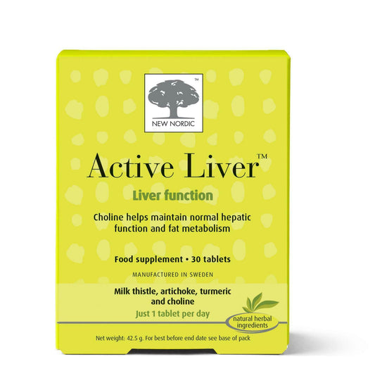 New Nordic Active Liver 30 Tablets Food Supplement
