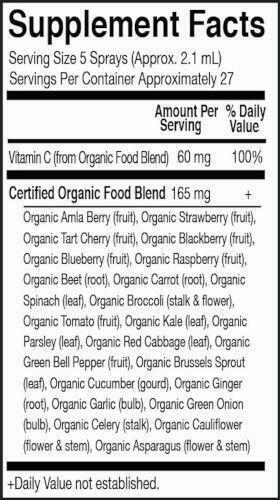 Garden of Life mykind Organics Vitamin C Organic Spray Orange-Tangerine, 58 ml